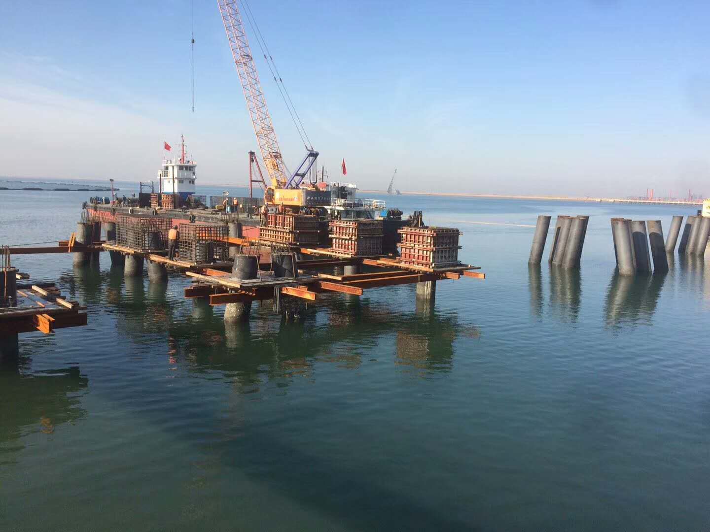 遼寧寶來(lái)石油化工集團(tuán)海航盤(pán)錦301#、304#、305#碼頭項(xiàng)目樁基